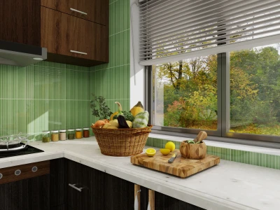 Fine Vertical Strip Wall Sticker