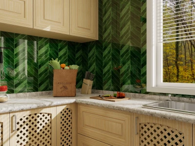 Herringbone Rectangular Wall Stickers